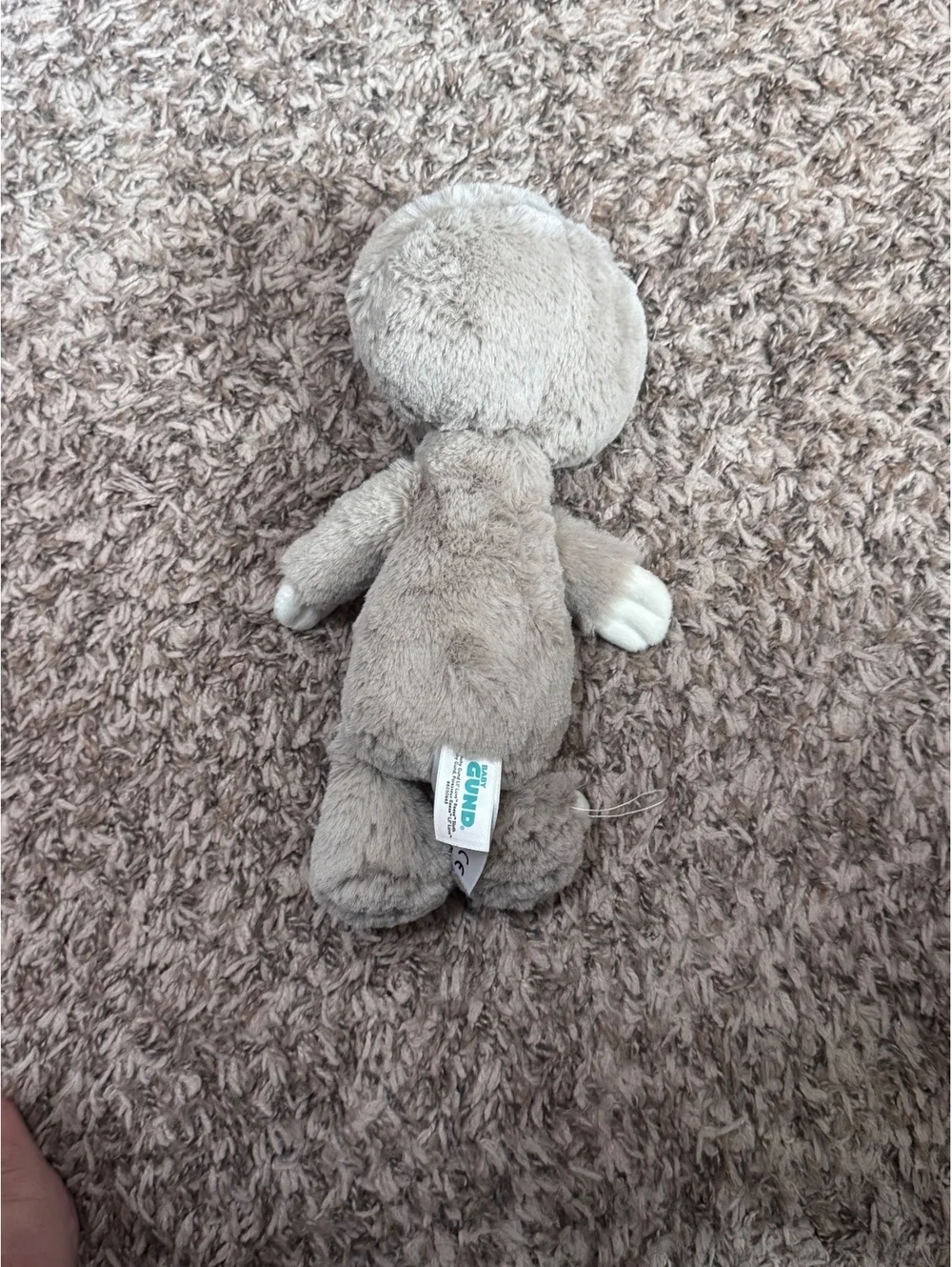 Baby GUND Lil’ Luvs Reese Sloth 12” Plush Gray Stuffed Animal 6050665